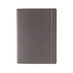 Fabriano&reg; Ecoqua Plus Dotted A4 Hidden Spiral-Bound Notebook Gray