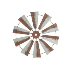 Brown Metal Farmhouse Wall Decoration