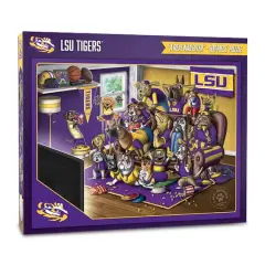 College Football Purebred Fans A Real Nailbiter 500 Piece Puzzle LSU Tigers
