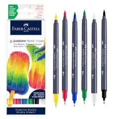 Faber-Castell&reg; Goldfaber Sketch Basic Dual Tip Marker Set