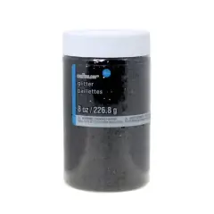 Glitter by Creatology&trade;, 7.7oz. Black