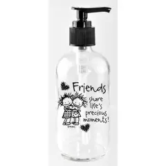 Marci Art 8oz. Friends Share Life's Soap Dispenser