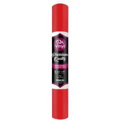 PA Vinyl Matte Removable Adhesive Vinyl Red