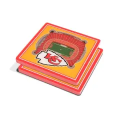 3D StadiumView Coasters Kansas City Chiefs