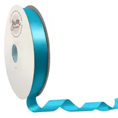 Gwen Studios Double Faced Satin Ribbon Turquoise