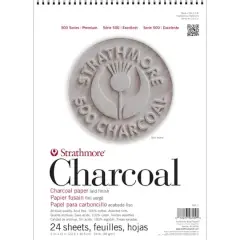 Strathmore&reg; 500 Series Charcoal Paper Pad, Assorted Tints