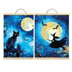 8" x 10" Cat & Witch Paint-by-Number Kit by Artist's Loft&reg;