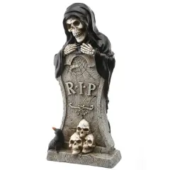 12" Tombstone & Skeleton Reaper