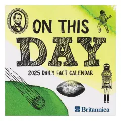 TF Publishing 2025 On This Day Daily Desktop Calendar