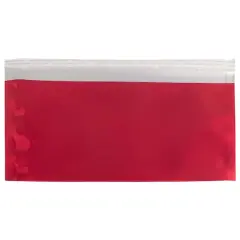 JAM Paper 4" x 9.5" Foil Self Adhesive Business Envelopes, 25ct. Red