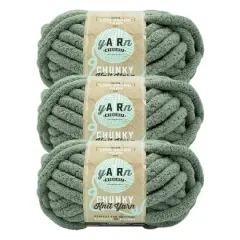 3 Pack Lion Brand&reg; Yarn Workshop Chunky Knit Yarn Artichoke