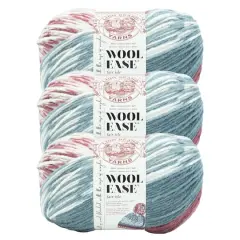 3 Pack Lion Brand&reg; Wool Ease&reg; Fair Isle Yarn Rose and Blossom