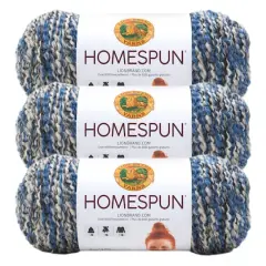 3 Pack Lion Brand&reg; Homespun&reg; Yarn Blue Moon