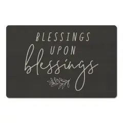 Blessings Upon Blessings Floor Mat, 18" x 27"