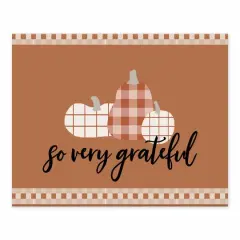 So Very Grateful Gourds Tabletop Canvas