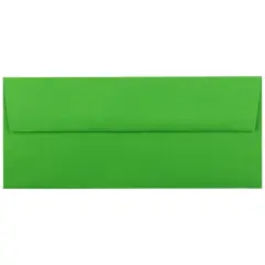 JAM Paper#10 Business Bright Hue Recycled Envelopes, 50ct. Christmas Green
