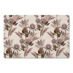 Protea Blooms Floor Mat Cream