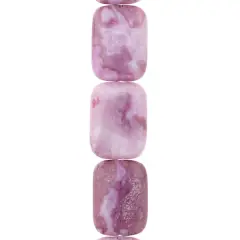 Amethyst Ocean Rectangle Beads, 22mm by Bead Landing&trade;