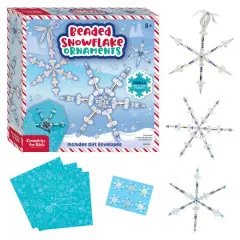 Creativity for Kids&reg; Beaded Snowflake Ornaments