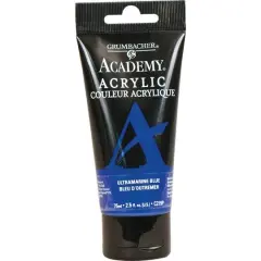 Grumbacher&reg; Academy&reg; Acrylic, 2.5oz. C219P Ultramarine Blue