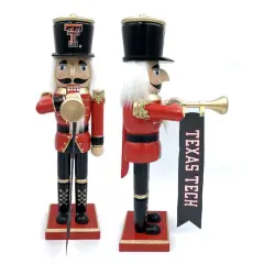 14" College Bugler Nutcracker Texas Tech
