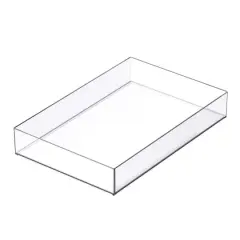 12" x 8" Clear Stacking Storage Tray by Simply Tidy&trade;