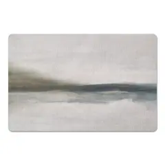 18" x 27" Cloudy Moody Toned Abstract Floor Mat