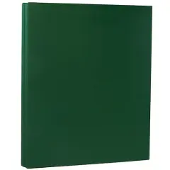 JAM Paper Matte 8.5'' x 11'' 28lb. Paper, 50 Sheets Dark Green