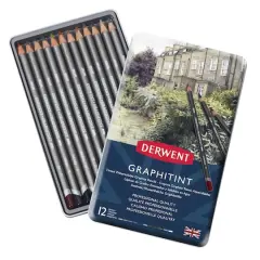 Derwent&reg; Graphitint Pencil 12 Color Tin Set