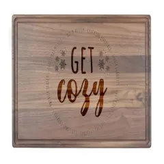 17" x 11" Get Cozy Walnut Cutting Board