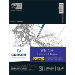 Canson&reg; Fanboy&trade; Comic-Manga Sketch Pad, 8.5" x 11"