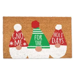 Gnome for the Holidays Doormat