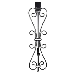 Village Lighting Adjustable Elegant Wreath Hanger Black