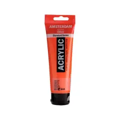 Amsterdam 120mL Standard Acrylic Paint 311 Vermilion