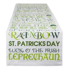 DII&reg; 108" St Patrick's Day Print Table Runner