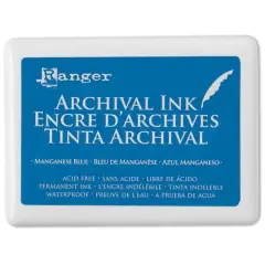 Ranger Archival Ink&trade; Jumbo Pad Manganese Blue