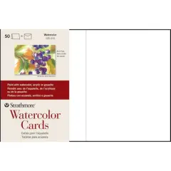 Strathmore&reg; Watercolor Cards & Envelopes, 5" x 7"