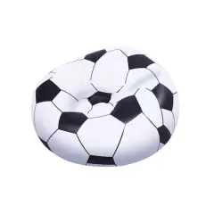 Bestway Up In & Over Beanless Soccer Ball Chair, 45" x 44" x 26"