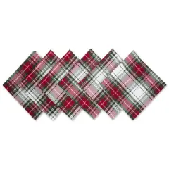 DII&reg; Christmas Plaid Napkins, 6ct.