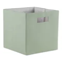 DII&reg; 13" Polyester Solid Storage Cube Mint