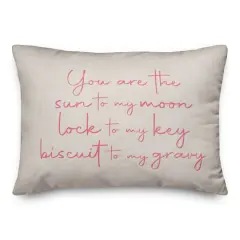 The Sun to my Moon 20" x 14" Indoor / Outdoor Pillow