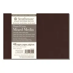 Strathmore&reg; 400 Series Softcover Toned Gray Mixed Media Art Journal