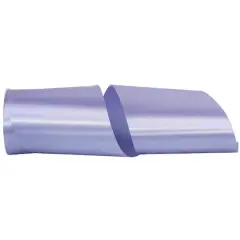 JAM Paper 6" x 50yd. Single Face Satin Allure Ribbon Iris