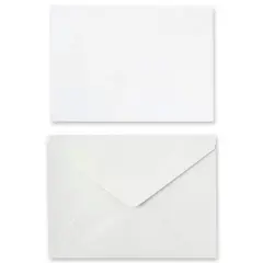 White Shimmer Card & Envelope Sets by Recollections&trade;, 5" x 7"