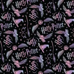Harry Potter Elements Toss Precut Cotton Fabric