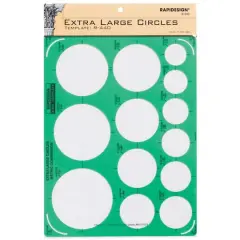 Pickett RapiDesign&reg; Extra Large Circles Inking Template