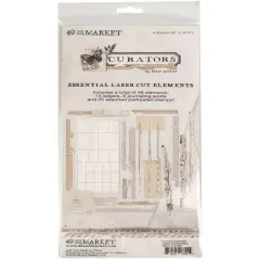 49 and Market Curators Essential Laser Cut Cardstock Elements