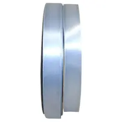 JAM Paper 7/8" x 100yd. Double Face Satin Ribbon French Blue