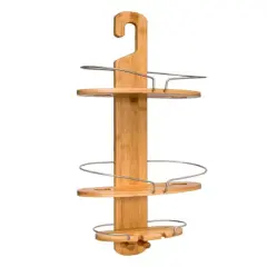 Honey Can Do Bamboo Hanging Shower Caddy
