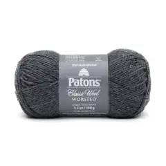 Patons&reg; Classic Wool Worsted&trade; Yarn Dark Gray Mix